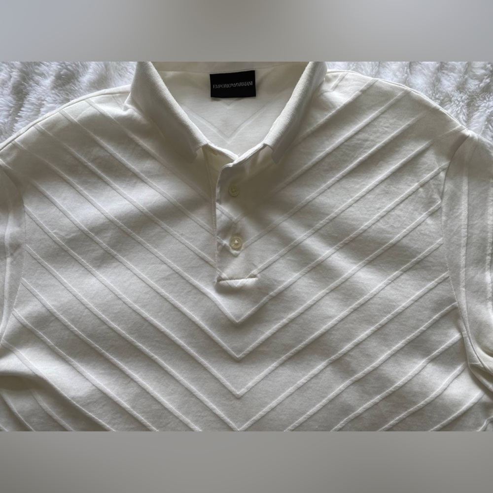 NWOT Emporio Armani Relaxed Short Sleeve Polo Mens